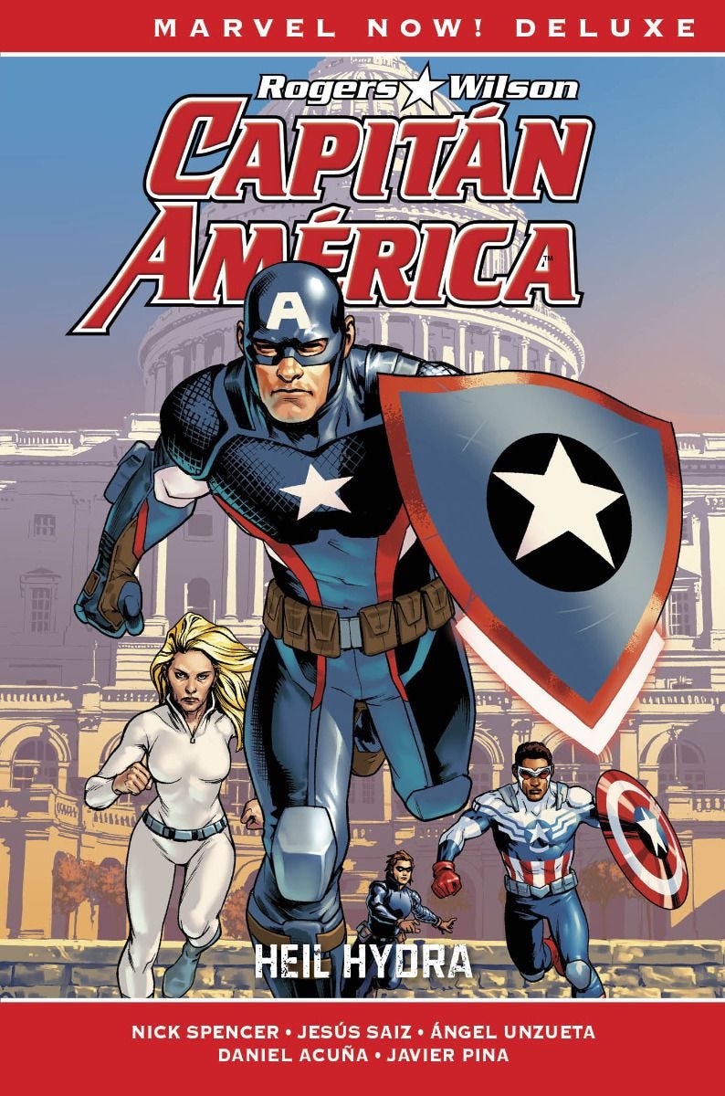 MARVEL NOW! DELUXE MARVEL NOW DELUXE. CAPITÁN AMÉRICA DE NICK SPENCER. HEIL HYDRA