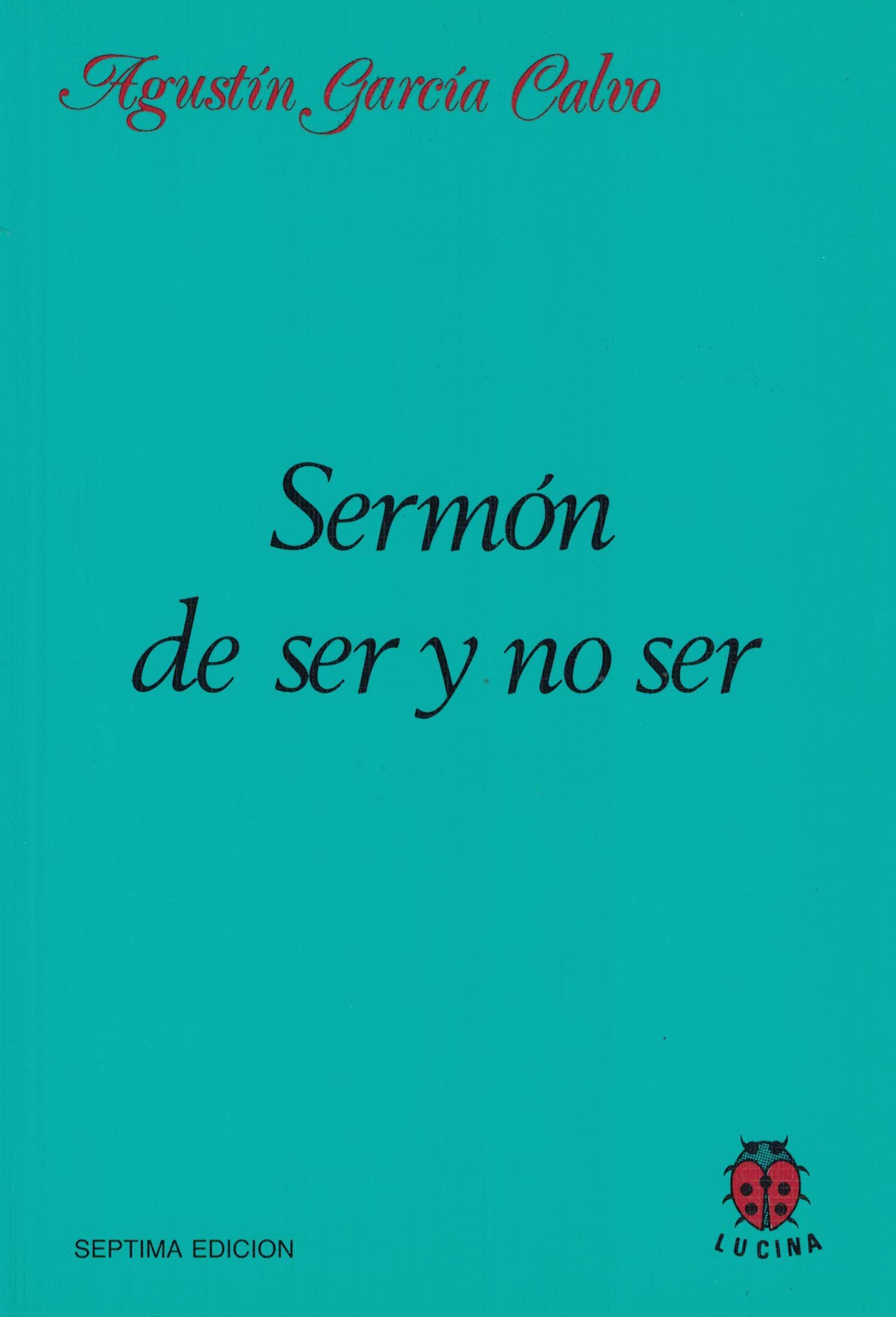 SERMÓN DE SER Y NO SER