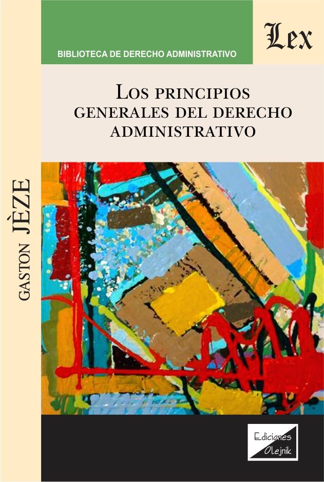 Principios Generales Del Derecho Administrativo Los Teran Libros 1978